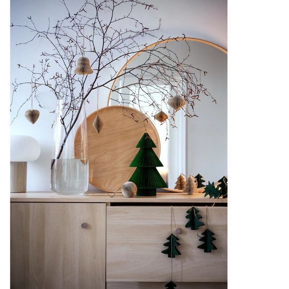 IKEA VINTER 2021 Garland, handmade Christmas tree shaped/green, 2 yard - Picture 13 of 15